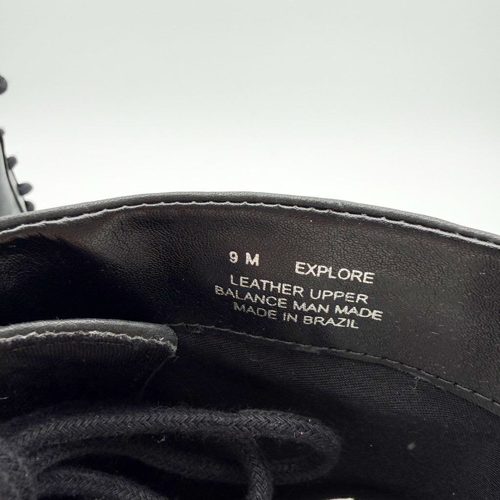 David Tate Womens Explorer Boot US 9 M EU 40 Black Leather Lace Up NIB