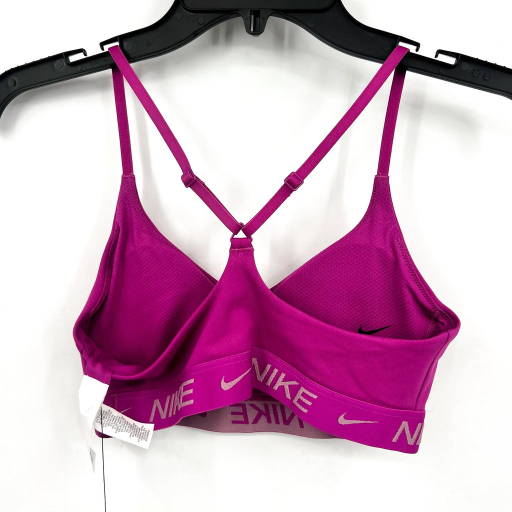 NIKE Women's Indy Light-Support Adjustable Sports Bra XS Pink Sweet Beet NWT