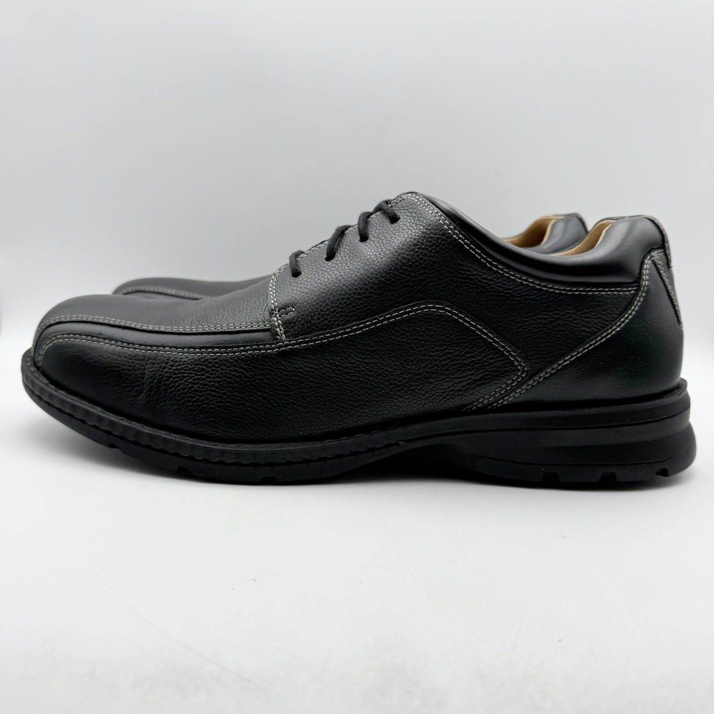 Dockers Mens Trustee Casual Oxford Shoe US 15 Wide EU 48 Black Leather NWOB