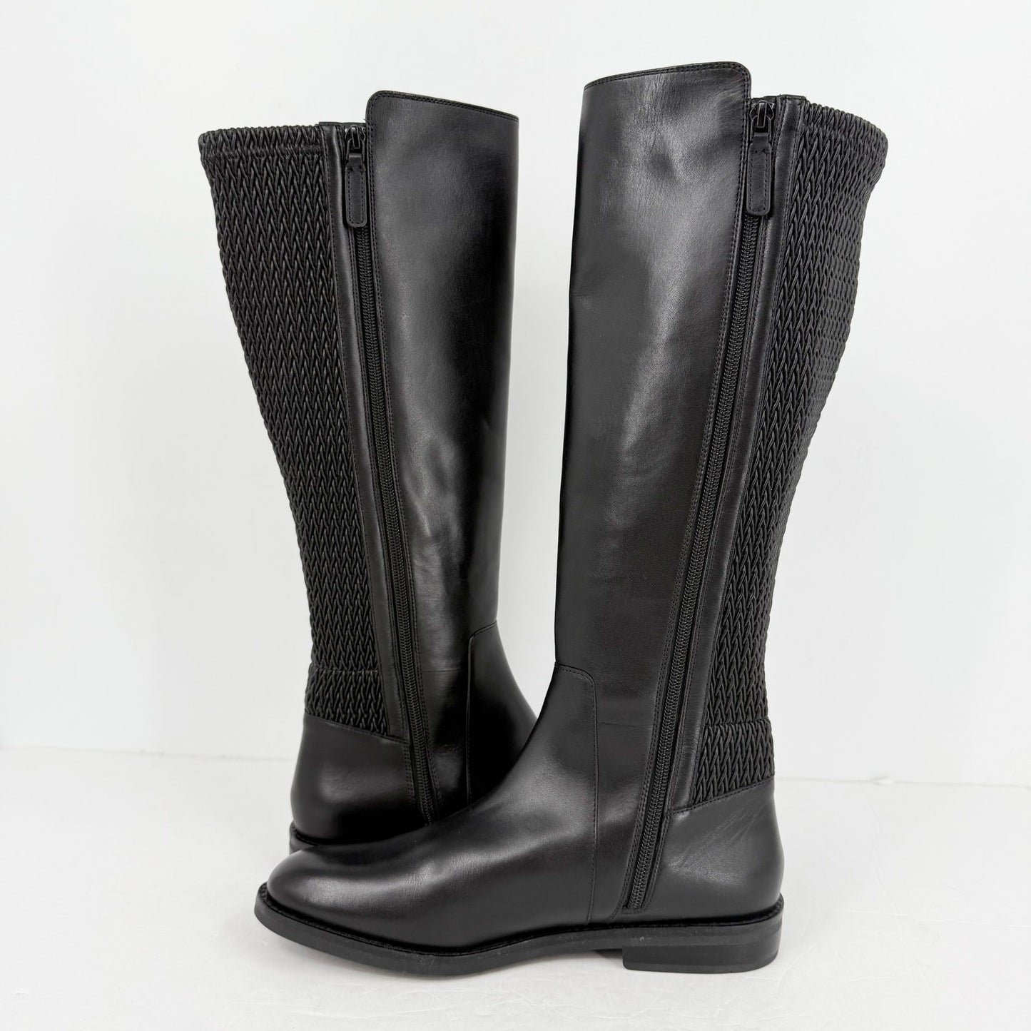 Cole Haan Womens Clover Knee High Boots US 8 M EU 38.5 Black NWOB