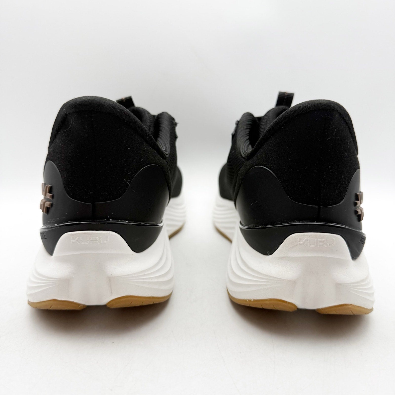 Kuru Womens Atom 2 Athletic Shoes US 9.5 Wide Black Sneakers NWOB