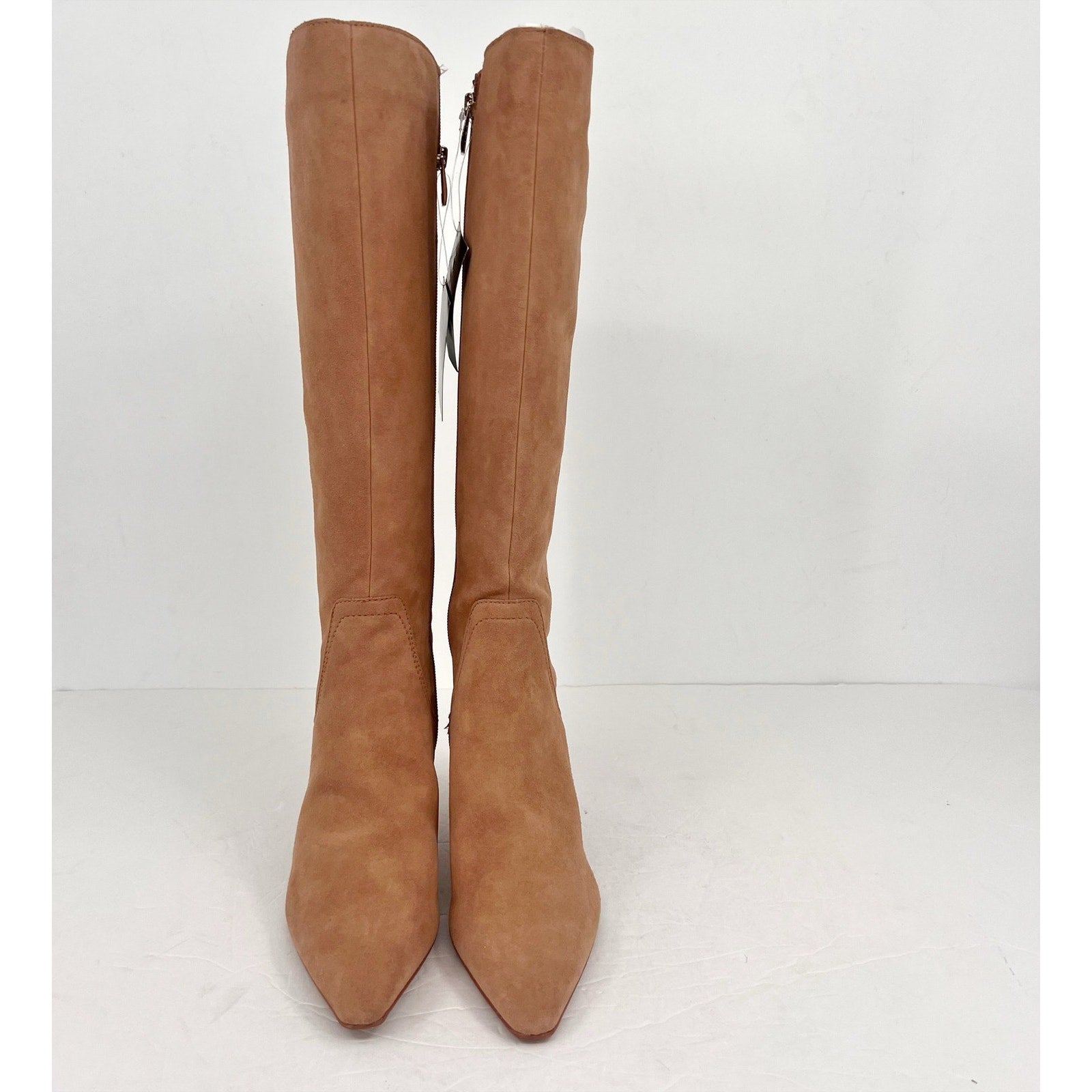 Naturalizer Womens Deesha Knee High Boot US 7 M Narrow Calf EU 37 Tan Suede NWOB