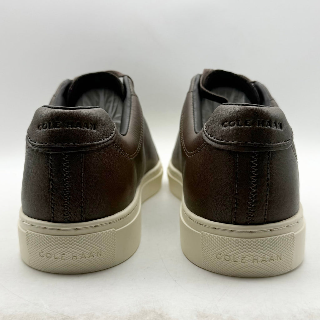 Cole Haan Mens Jensen Low-Top Casual Sneakers Size 11 EU 44 Brown Leather NIB