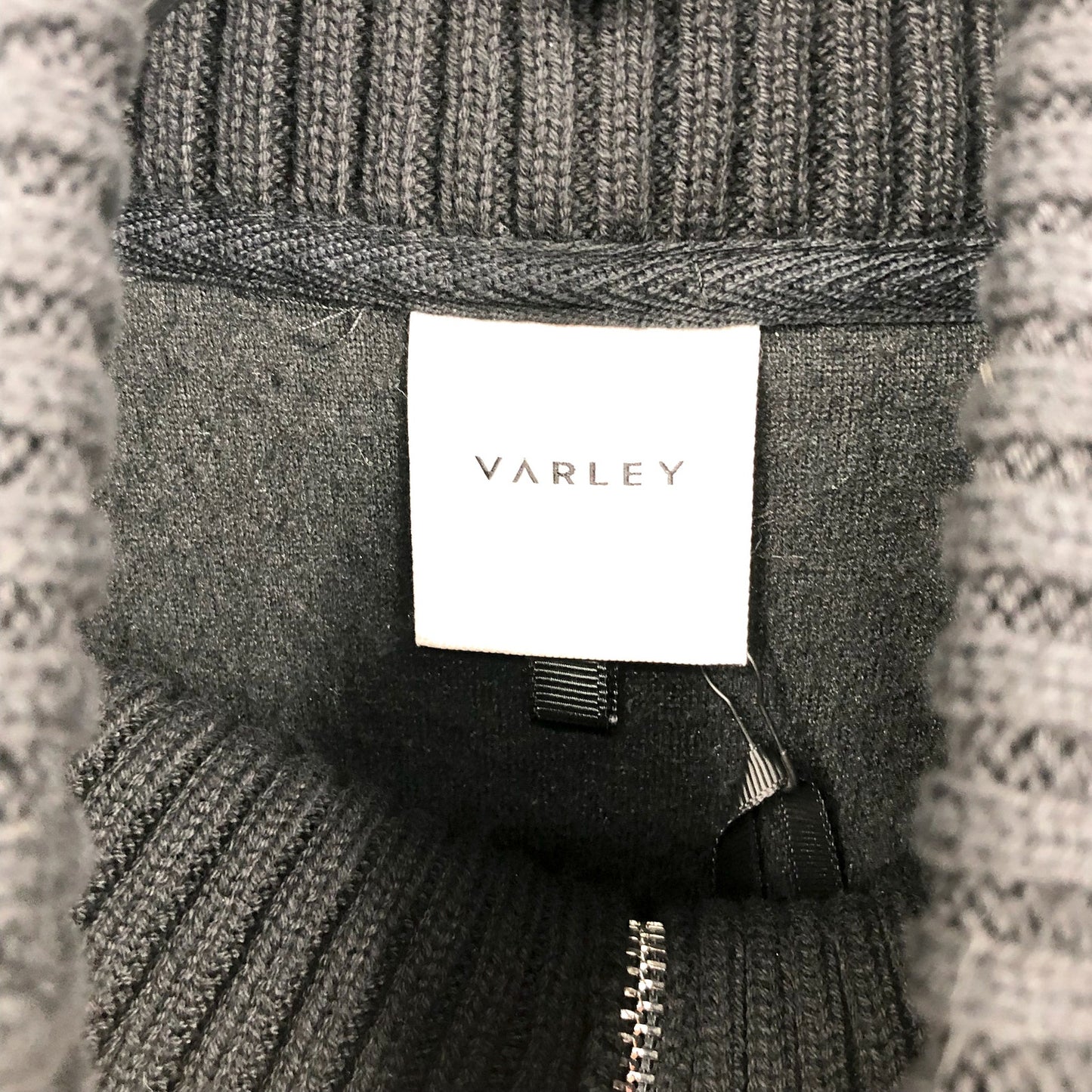 VARLEY Women's Renea High Pile Fleece Jacket Large Black Long Sleeve NWT