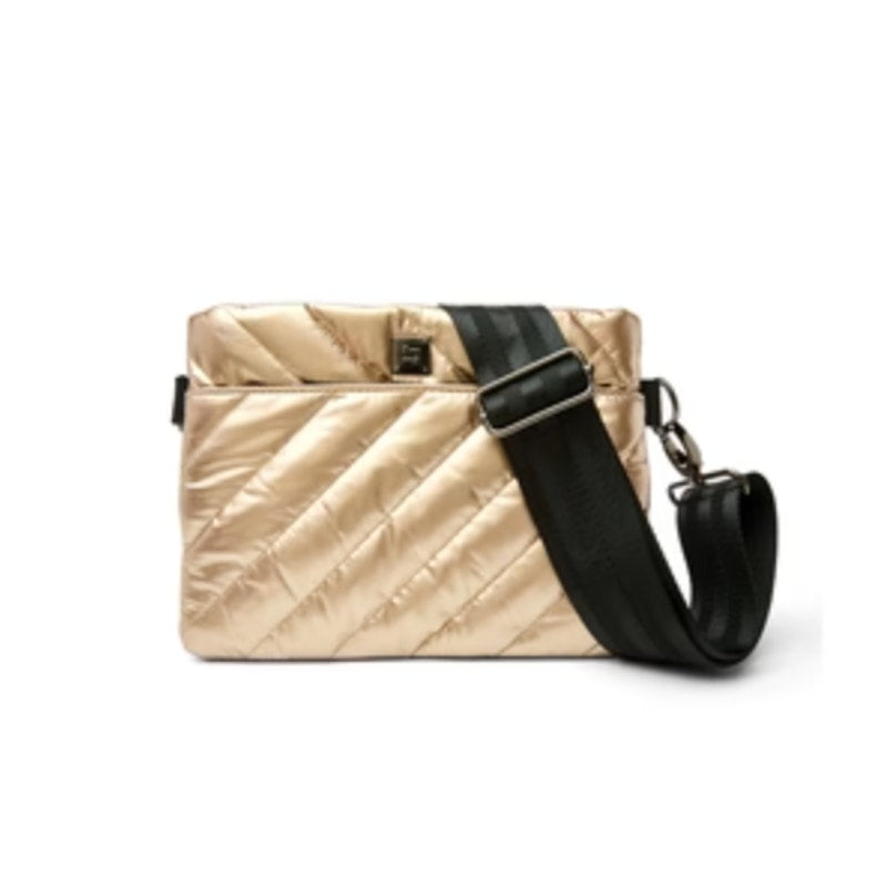 THINK ROYLN Diagonal Bum Bag 2.0 Pearl Cashmere One Size Purse NWT