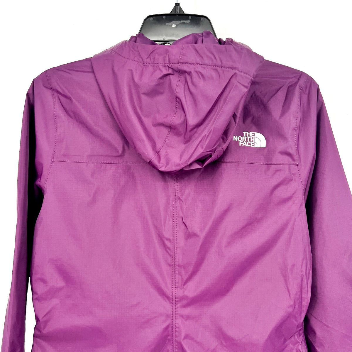 THE NORTH FACE Women's Antora Rain Hoodie Jacket XS Black Currant Purple NWT