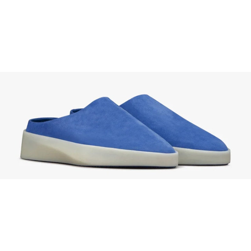 Wolf & Shepherd Cruise Mule Slip On Shoes MENS 7.5 WOMENS 9 Blue Leather NIB
