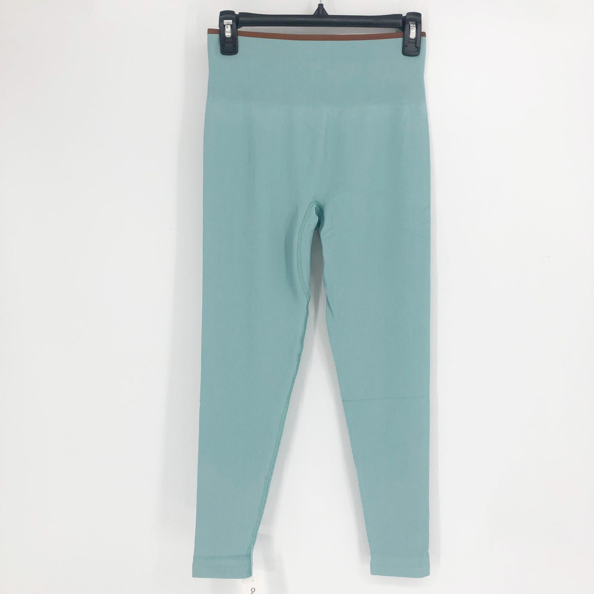 OUTDOOR VOICES Women's Seamless Rib 7/8 Leggings Medium Storm Blue NWT