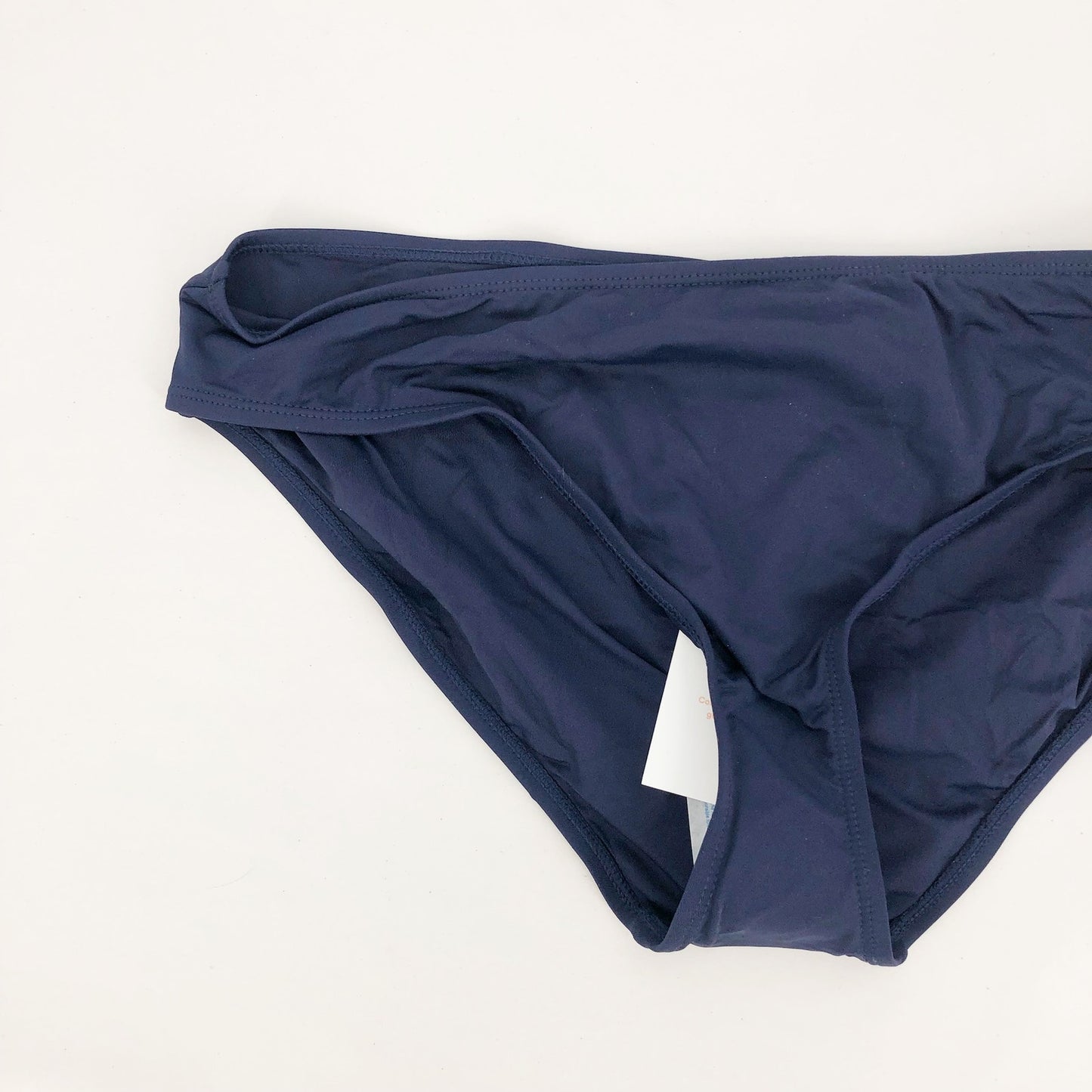 ANDIE SWIM Womens Classic Low Rise Bikini Bottom Medium Navy Blue