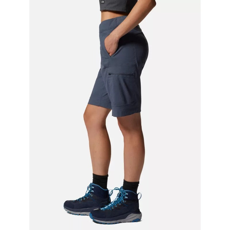 MOUNTAIN HARDWEAR Women's Dynama Bermuda Shorts XL Blue Slate High Rise NWT