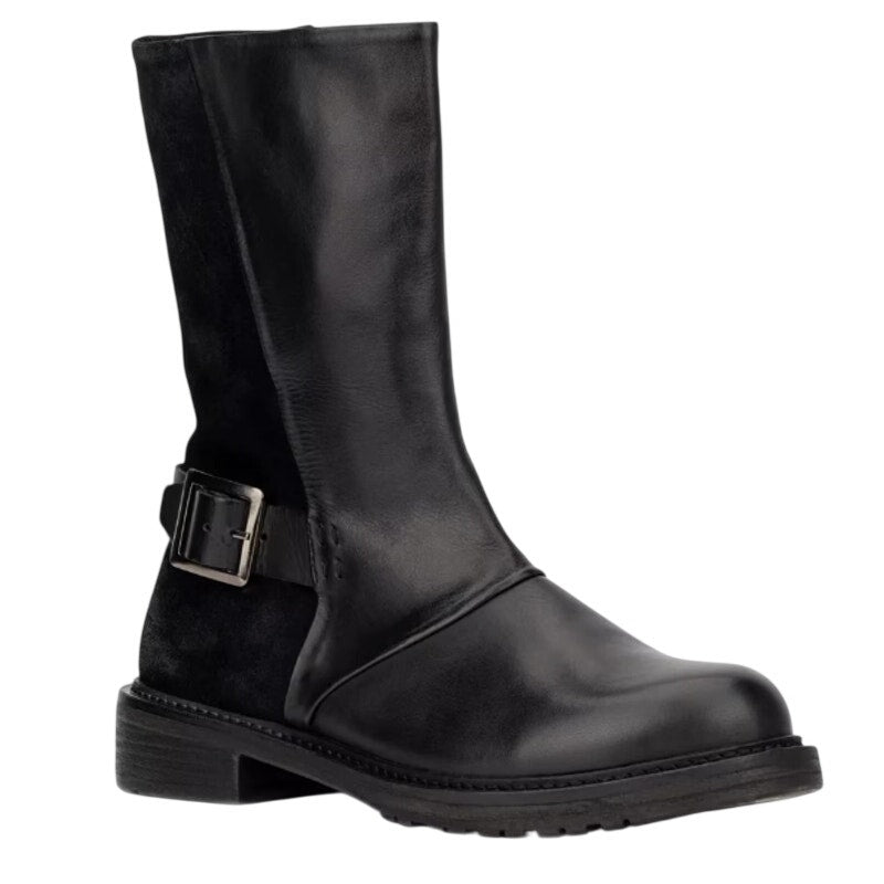 Vintage Foundry Womens Camila Bootie US 8.5 EU 39 Black Leather NIB