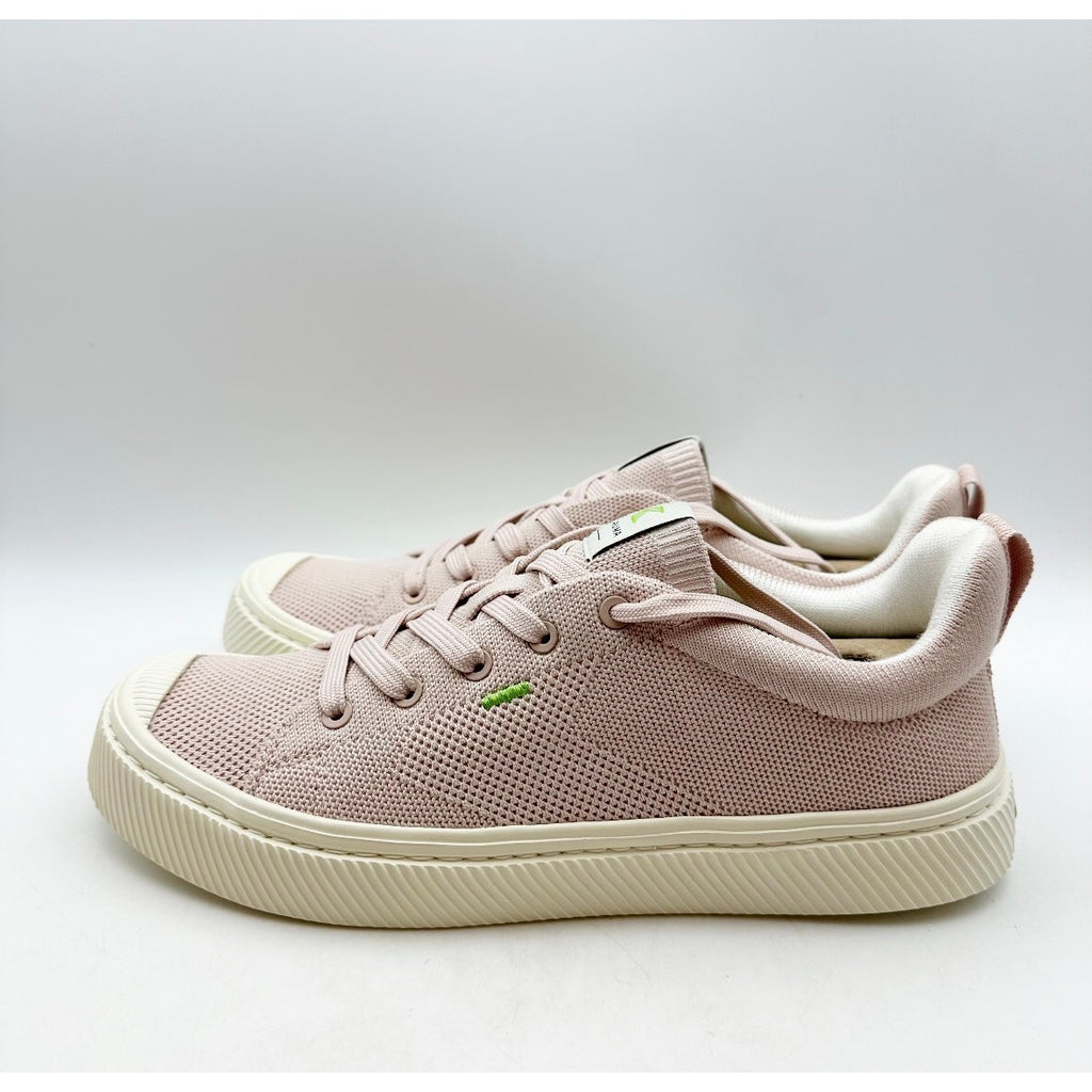 Cariuma Womens IBI Low Sneakers Size 9 Pink Rose Bamboo Knit NIB