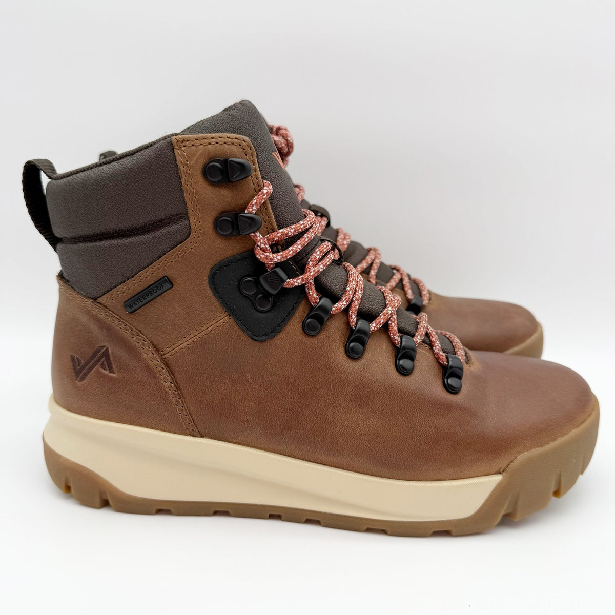 Forsake Womens Patch Mid ll Hiking Boots Size 8 Brown Leather Waterproof NWOB