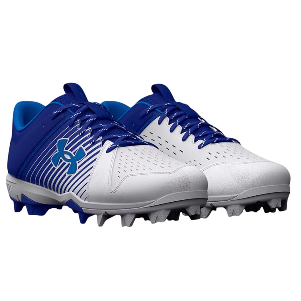 Under Armour Mens Leadoff Low Rm Baseball Cleats US 8.5 Blue White 3025589 NWOB