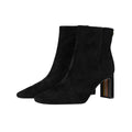 Sam Edelman Womens Saige Ankle Boots US 8  M EU 38.5 Black Suede Heels NIB