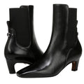 Sam Edelman Womens Margo Mid Calf Bootie Size 8 M EU 38.5 Black Leather NIB