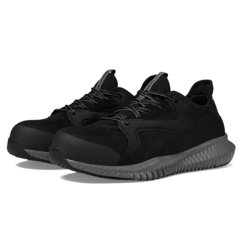 Reebok Work Flexagon 3.0 Work SD Shoes MENS 7.5 WOMENS 9.5 Black Comp Toe NIB