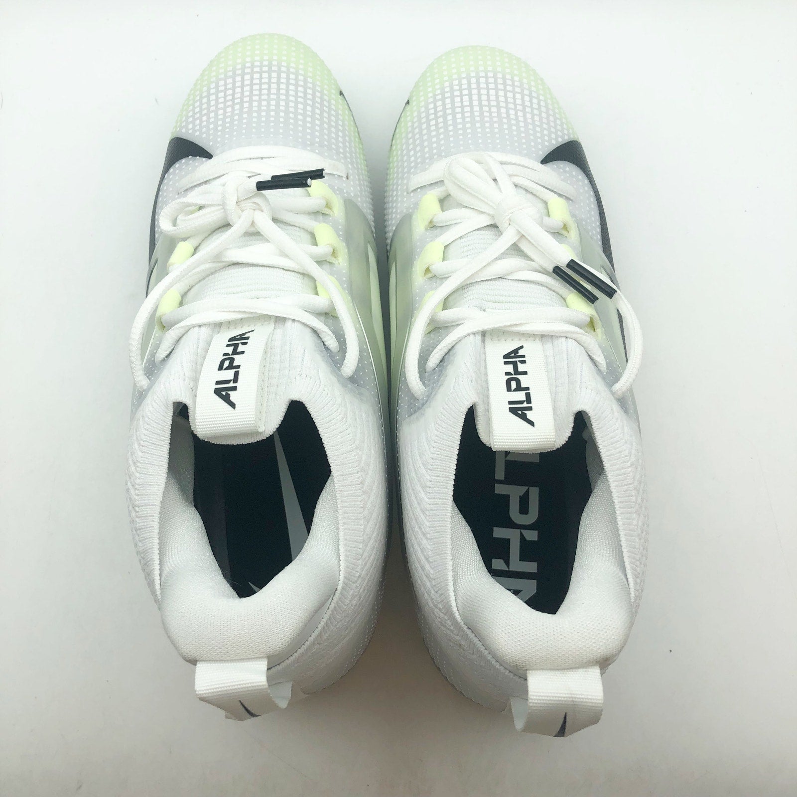 Nike Mens Alpha Menace 4 Elite Football Cleats Size 11 White Yellow FD7036 NWOB