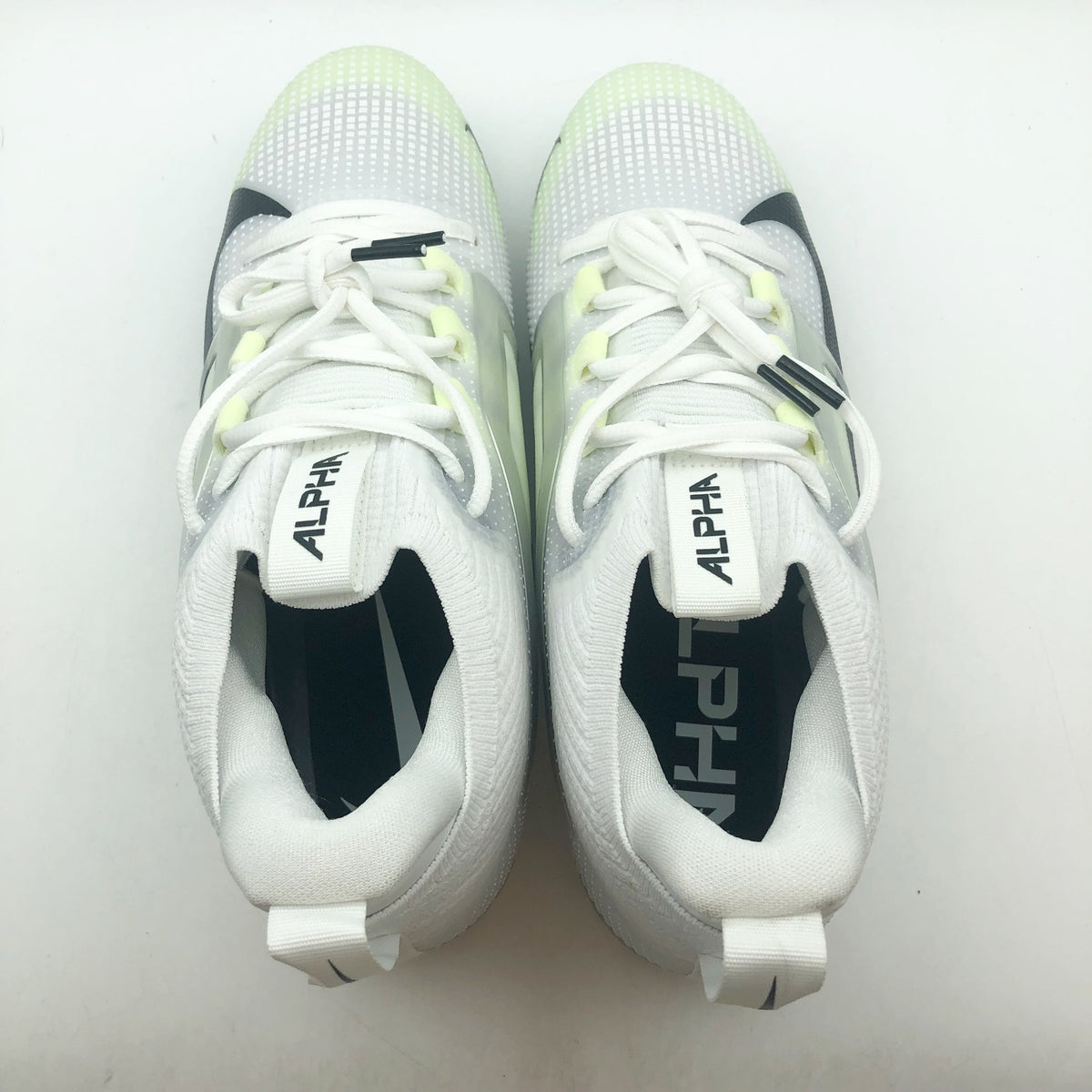Nike Mens Alpha Menace 4 Elite Football Cleats Size 11 White Yellow FD7036 NWOB
