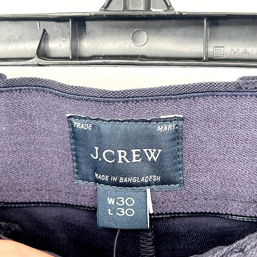 J.CREW Mens 770 Straight-Fit Tech Pants 32x30 Navy Blue Midweight BU844 NWT