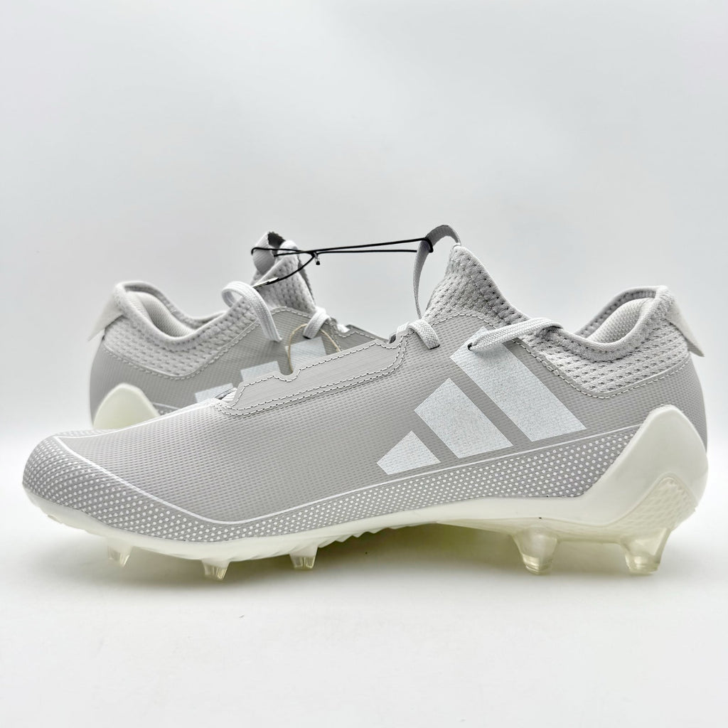 Adidas Mens Adizero Electric 1 Football Cleats Size 12 Grey White Athletic NIB