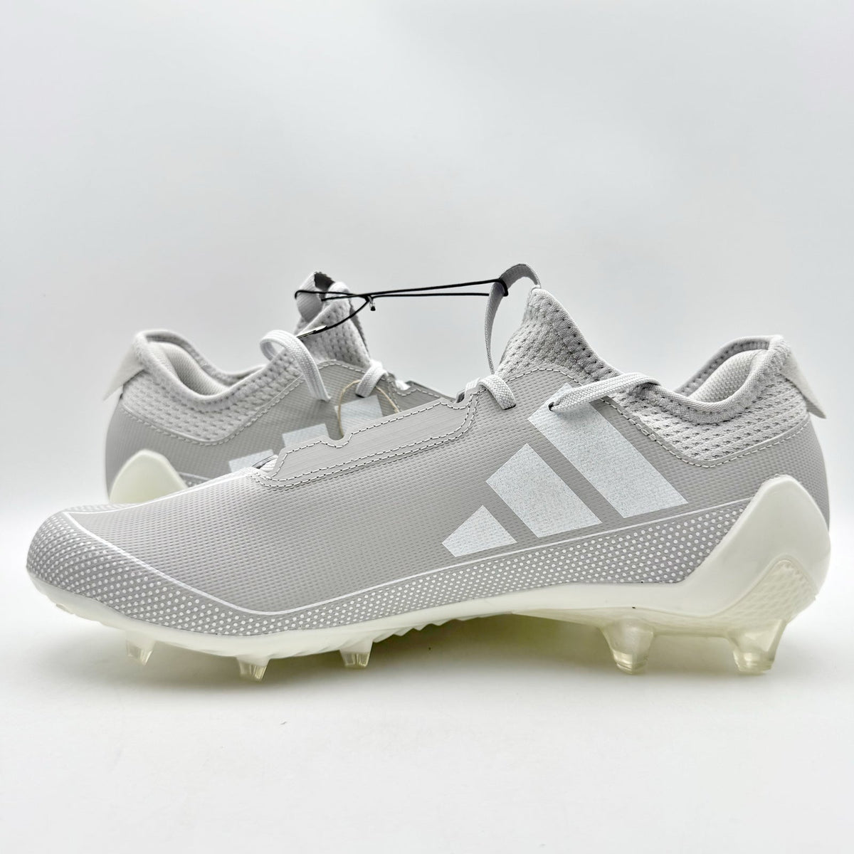 Adidas Mens Adizero Electric 1 Football Cleats Size 12 Grey White Athletic NIB