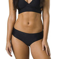 PRANA Women's Presolana Bikini Bottoms Large Black Hipster Swim NWT