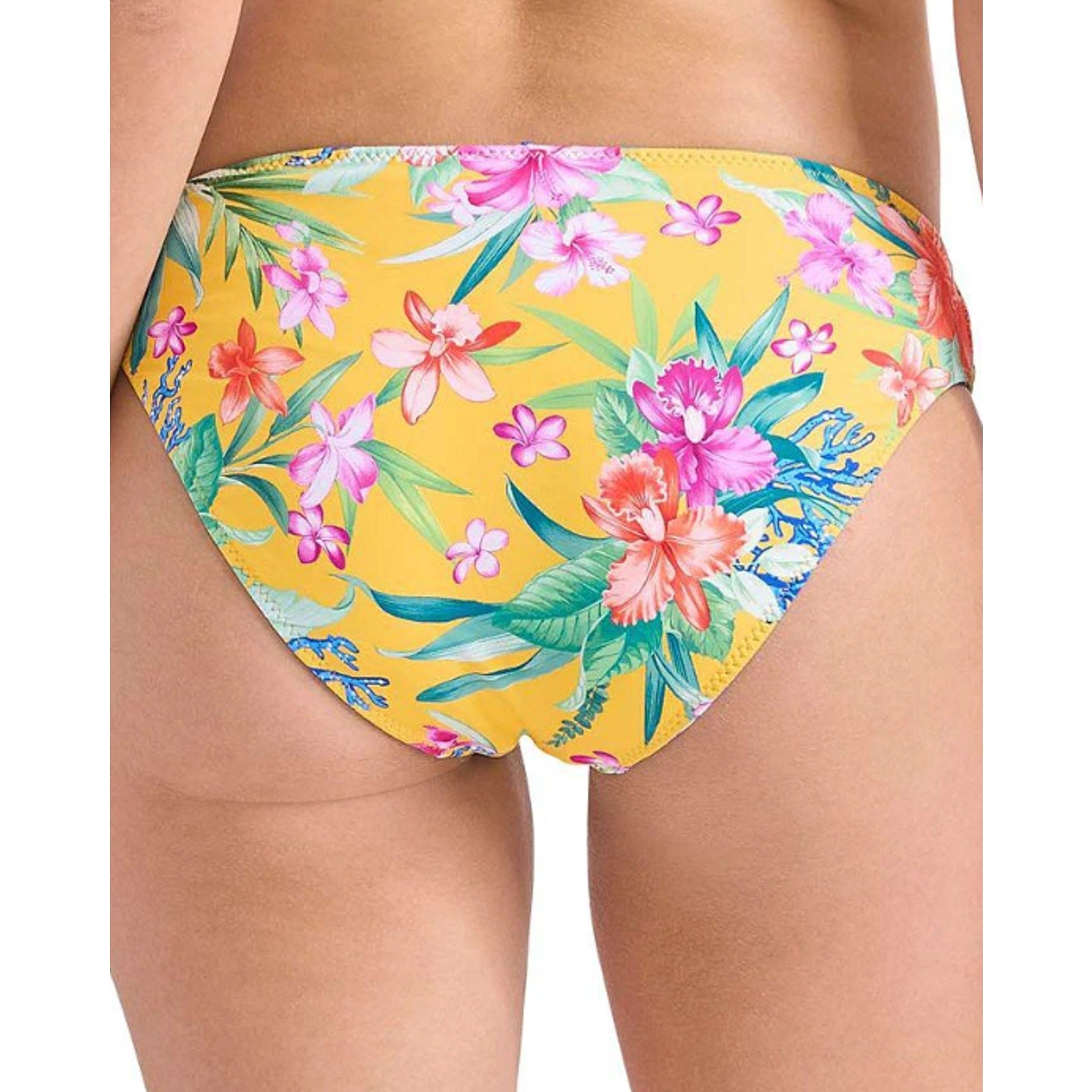 TOMMY BAHAMA Isola Vita Reversible Hipster Bikini Bottom XL Blue Yellow NWT