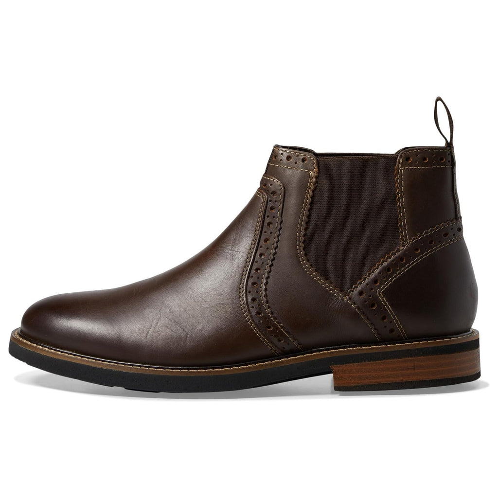 Nunn Bush KORE Womens Otis Chelsea Boot Size 11 M Brown Leather Plain Toe NIB