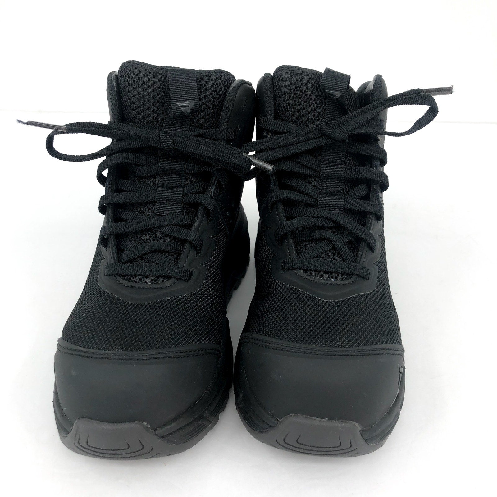 BATES Women's Jumpstart Mid Work Boots Size 5 Black Carbon Safety Toe SR NIB