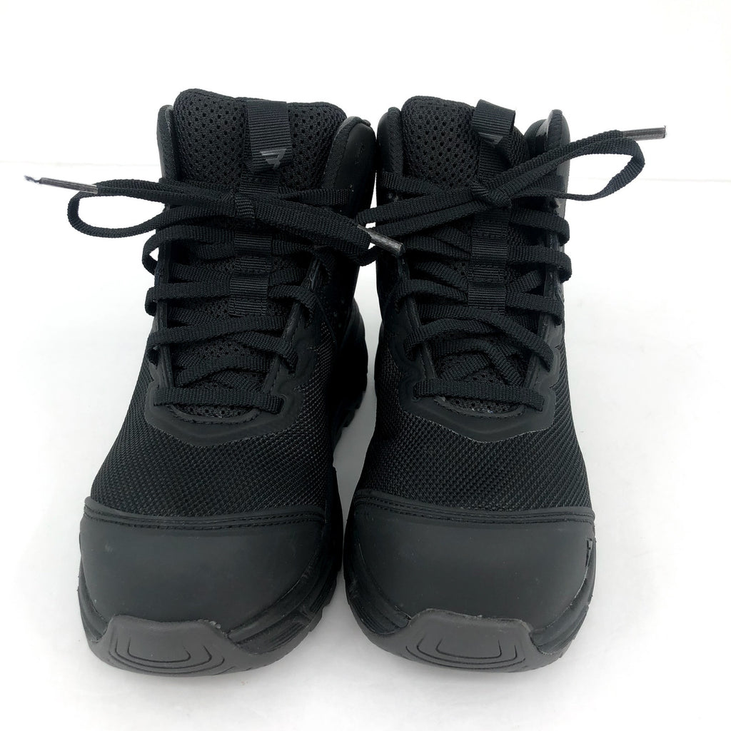 BATES Women's Jumpstart Mid Work Boots Size 5 Black Carbon Safety Toe SR NIB