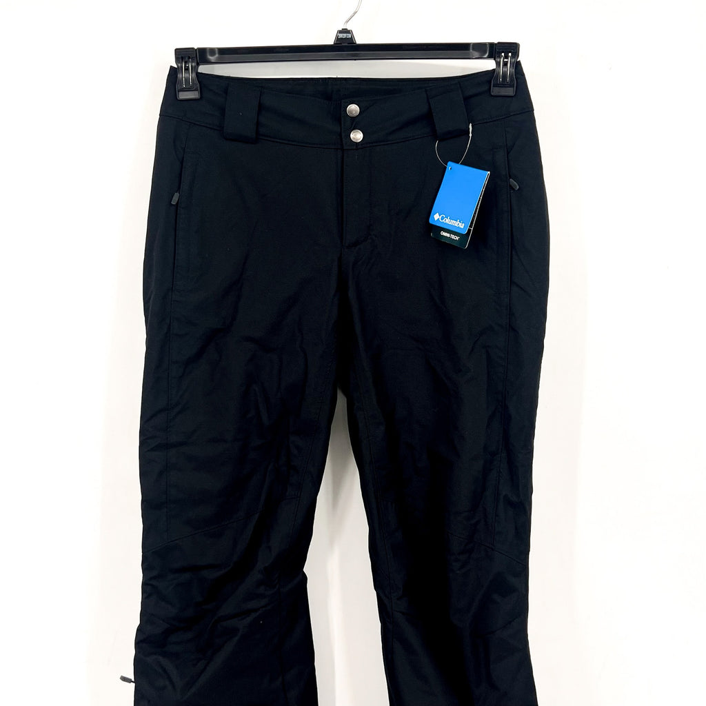 COLUMBIA Women's Bugaboo Omniheat Snow Pants Medium Black Waterproof NWT