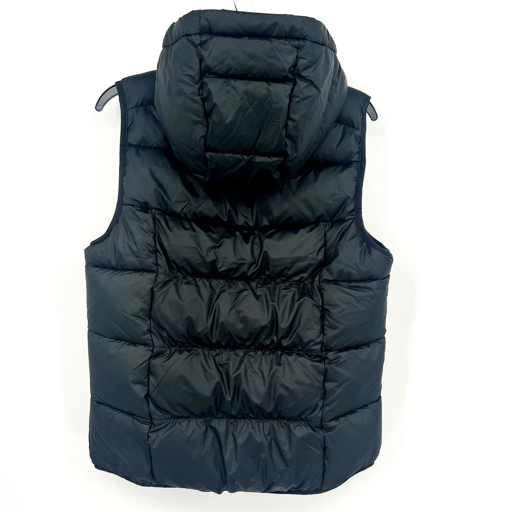 COLUMBIA Women's Pike Lake II Insulated Vest Small Black Full Zip Hooded NWT