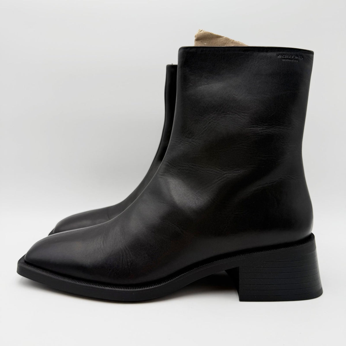 Vagabond Shoemakers Womens Blanca Ankle Boots Size 10 EU 41 Black Leather NIB