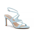 Steve Madden Womens Gracia Heel Sandals Size 7 M Blue Vegan Leather NIB