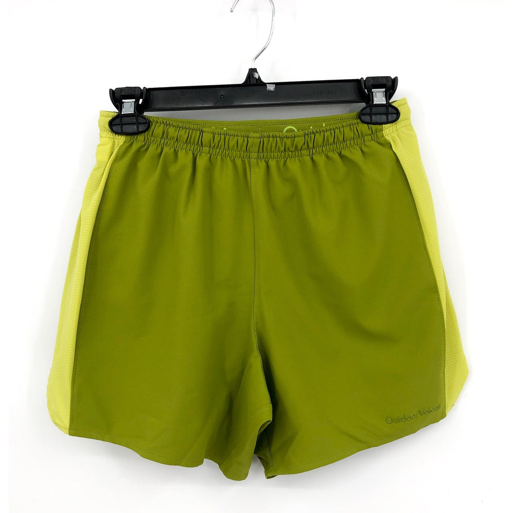 OUTDOOR VOICES Mens High Stride Athletic Shorts XL Green 5" Inseam NWT