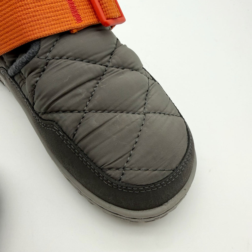 Chaco Kids Ramble Puff Booties US 2.5 M EU 33.5 Grey Orange Water Resistant NIB