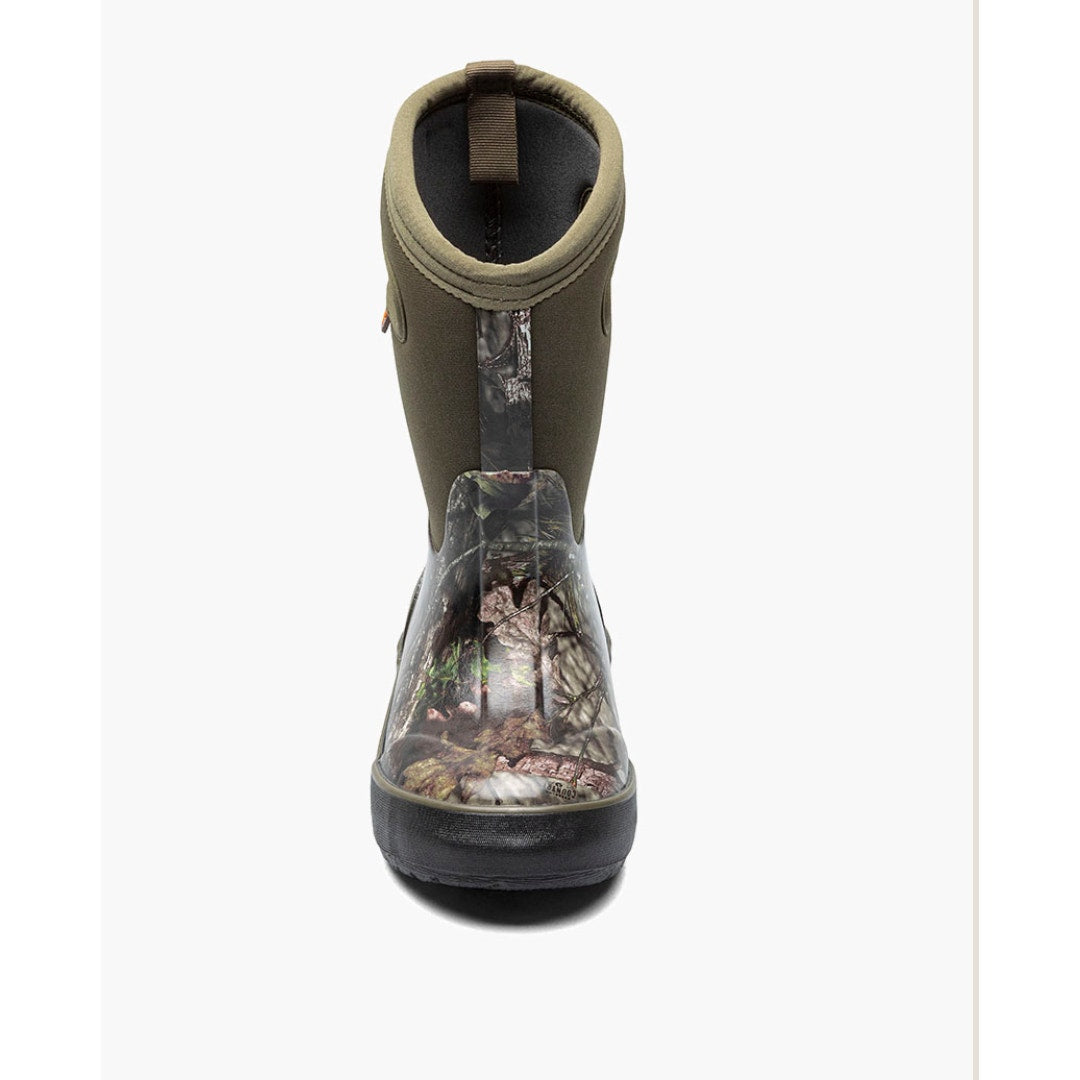Bogs Kids Classic II Mid Boots Youth 3 Green Black Mossy Oak Waterproof NIB