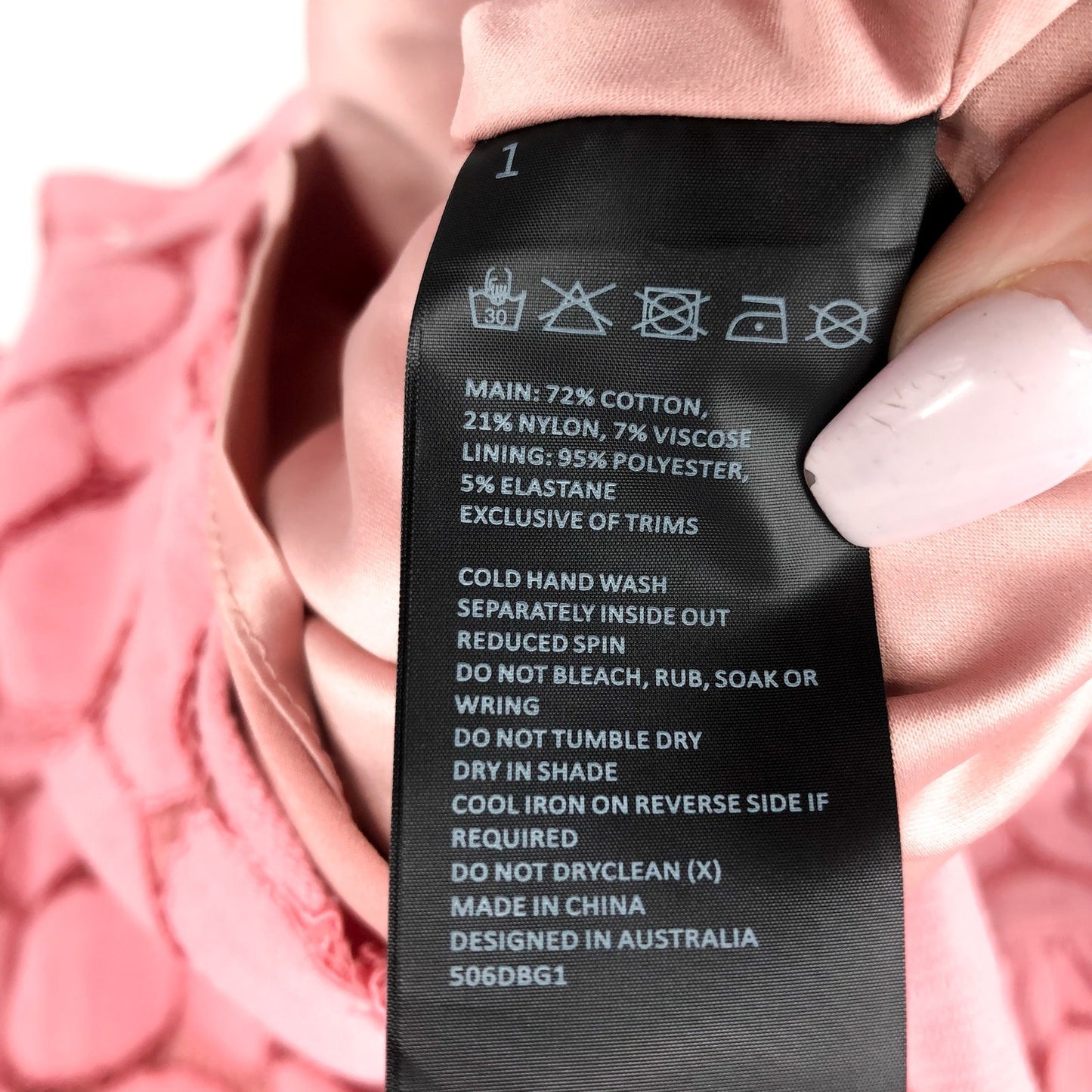 BARDOT JUNIOR Girl's Talina Lace Trim Dress Size 14 Lili Pink Long Sleeves NWT