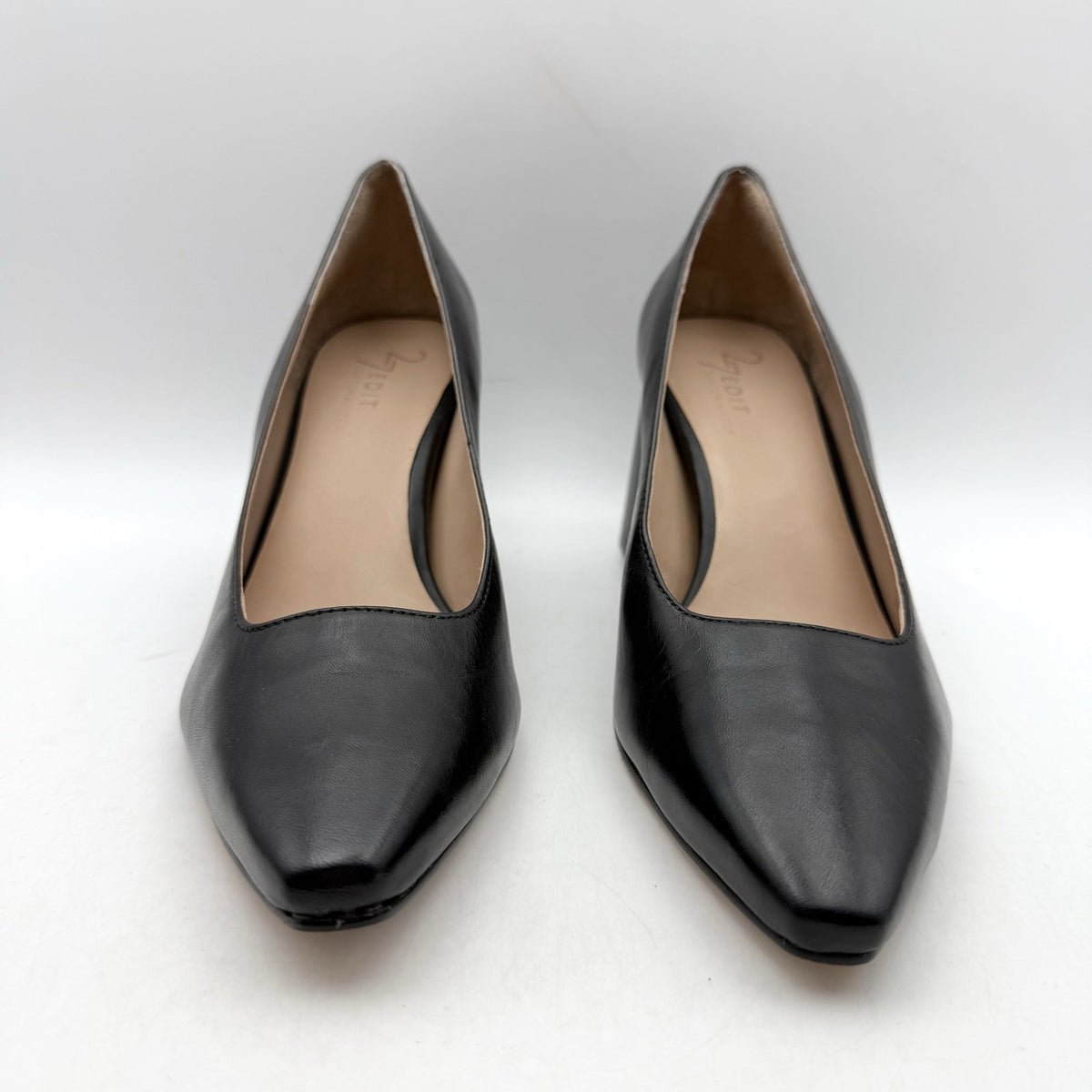 Naturalizer Womens Licia Pumps Size 6 M EU 36 Black Leather Heels NWOB