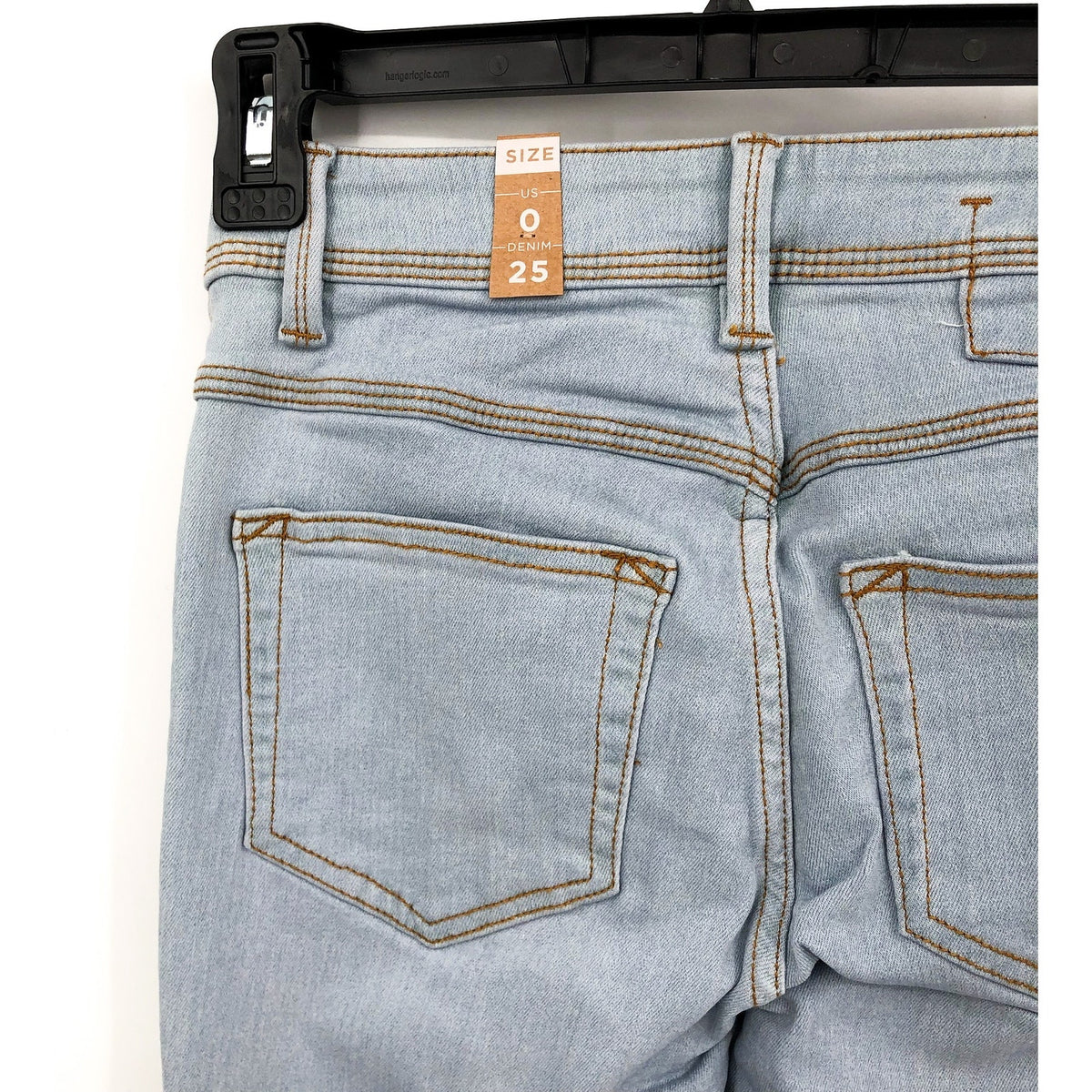 PRANA Women's Soma Skinny Jeans Size 0 25x30 Light Wash Blue Stretch NWT