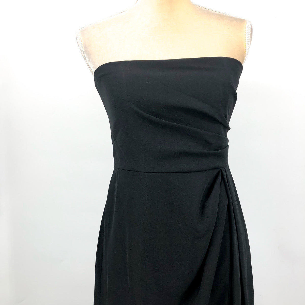 AFTER SIX Women's Strapless Wrap Trumpet Dress Size 4 Black 6873 Formal NWT