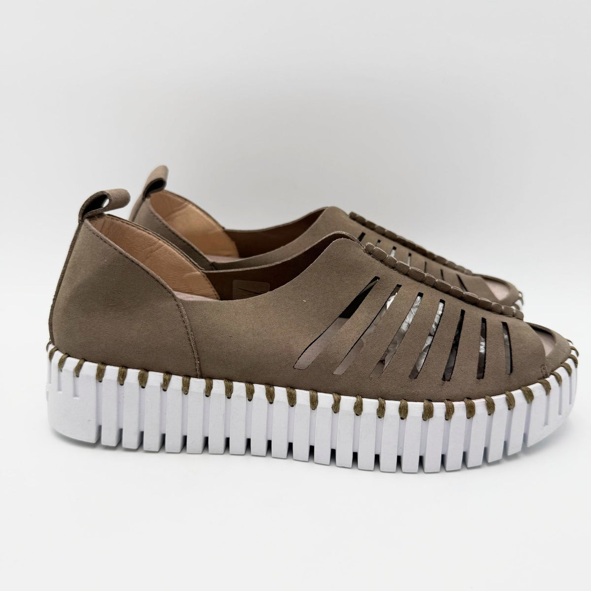 Ilse Jacobsen Womens Tulip 9376 Slip On Shoes Size 7.5 EU 38 Brown NWOB