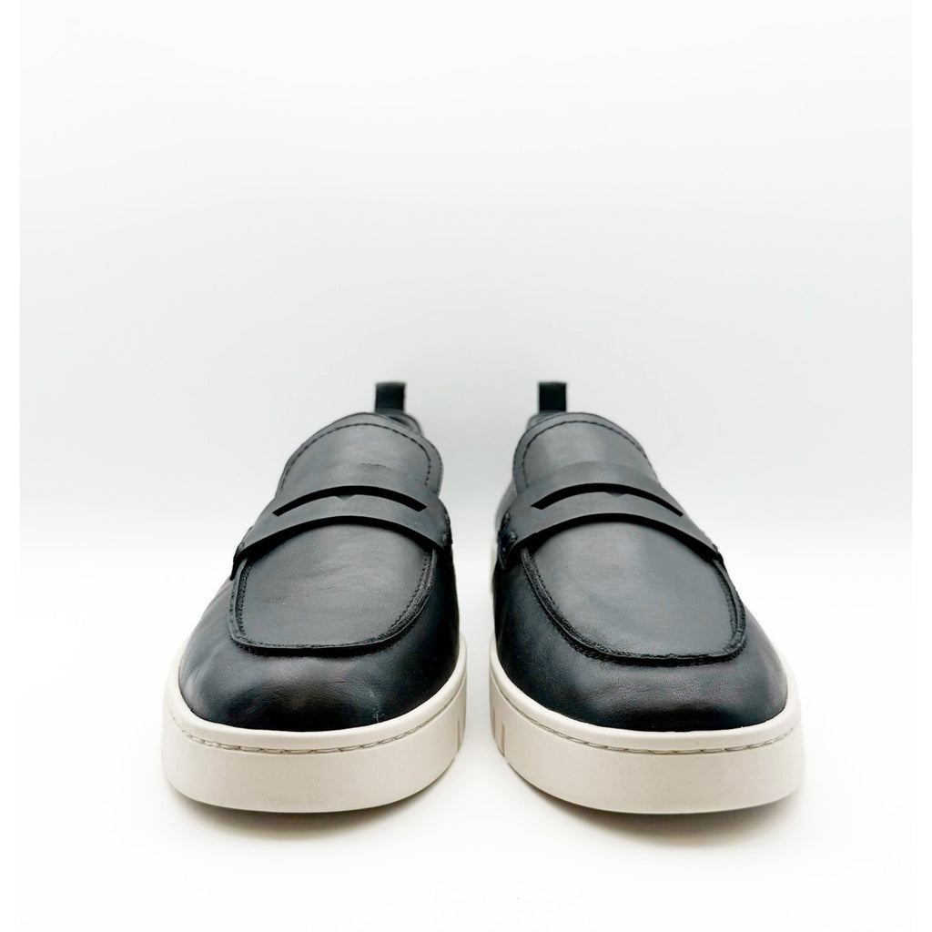 VIONIC Womens Uptown Loafers Size 12 WIDE Black Leather Slip-ons NIB