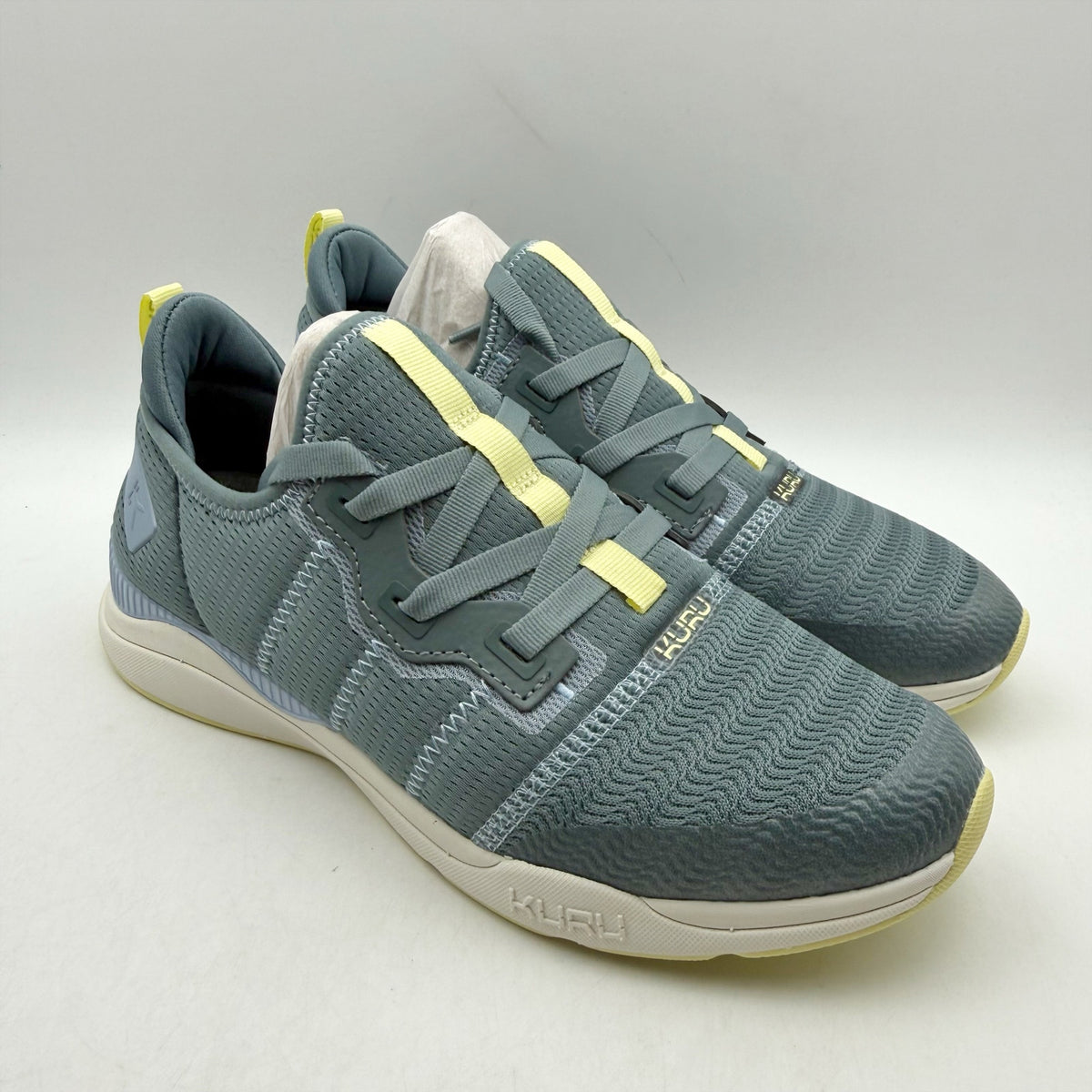 KURU Womens Stride Move Casual Sneakers Size 7.5 M EU 38 Blue Green Slip On NIB