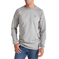 ARIAT Men's Flame Resistant Work Crew Shirt XL Grey Silver Fox Long Sleeve NWT