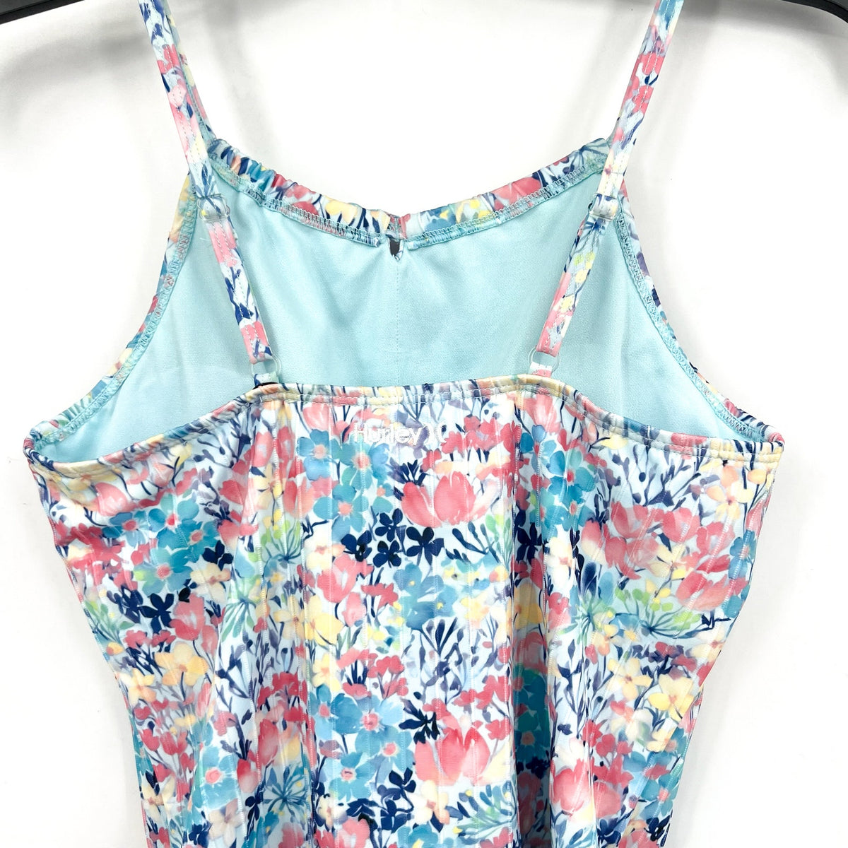 HURLEY Girls' Floral UPF Protection One Piece Swimsuit Size 14 Multicolor NWT
