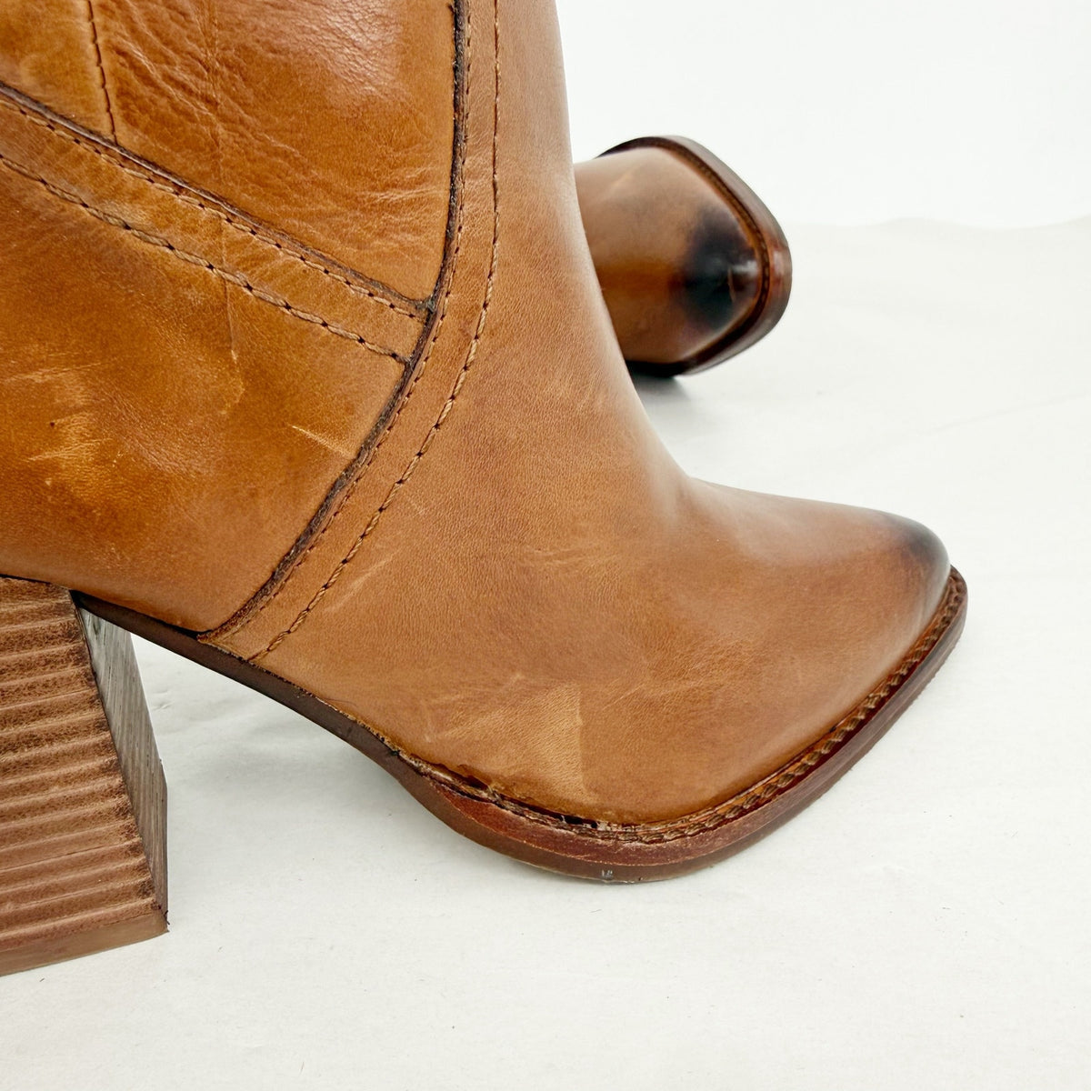Diba True Womens True Do Knee High Boots Size 6.5 M Brown Leather NWOB
