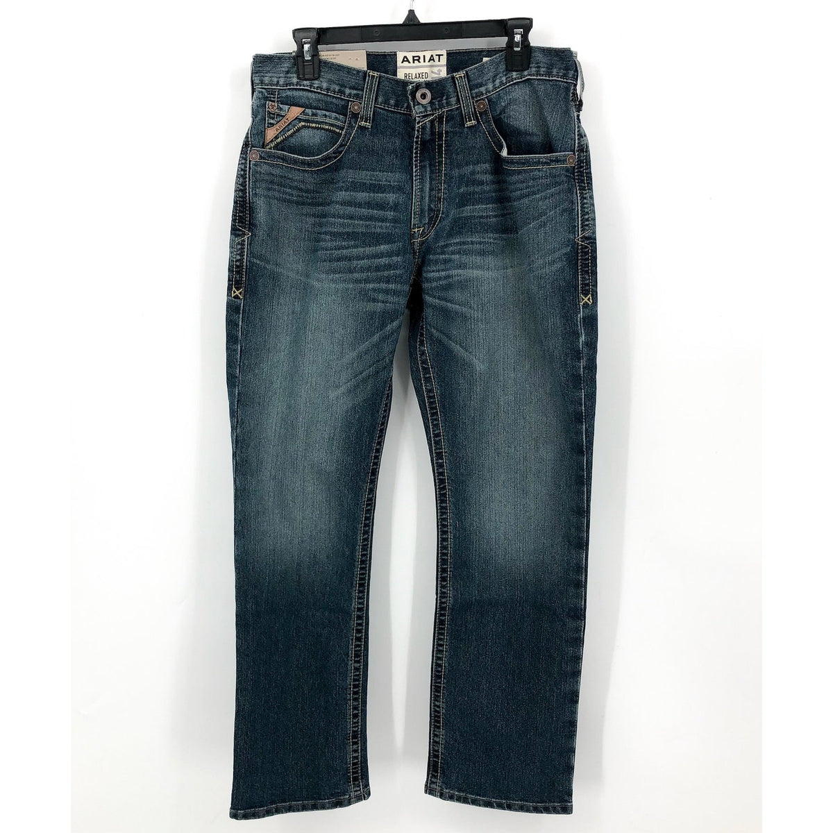 ARIAT Men's M4 Stockton Stackable Straight Leg Jeans 32x32 Kentucky Blue NWT