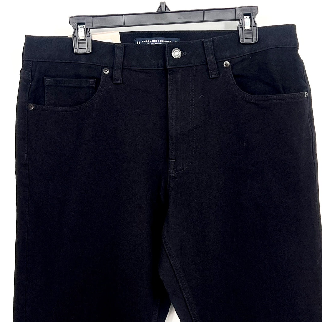 EVERLANE Uniform Men's Slim Jeans 34x32 Black 4-Way Stretch Organic NWT